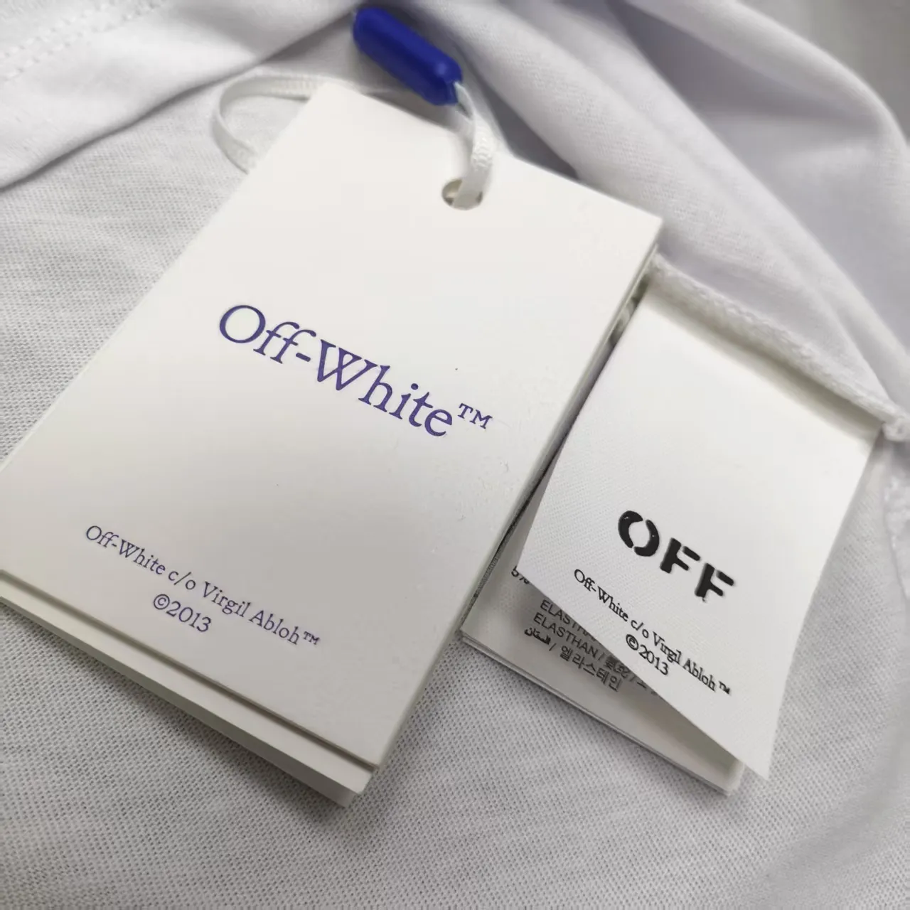 Top version ❤️off white new loose version butterfly arrow short-sleeved T-shirt Size: S M L XL Color: Black White P240